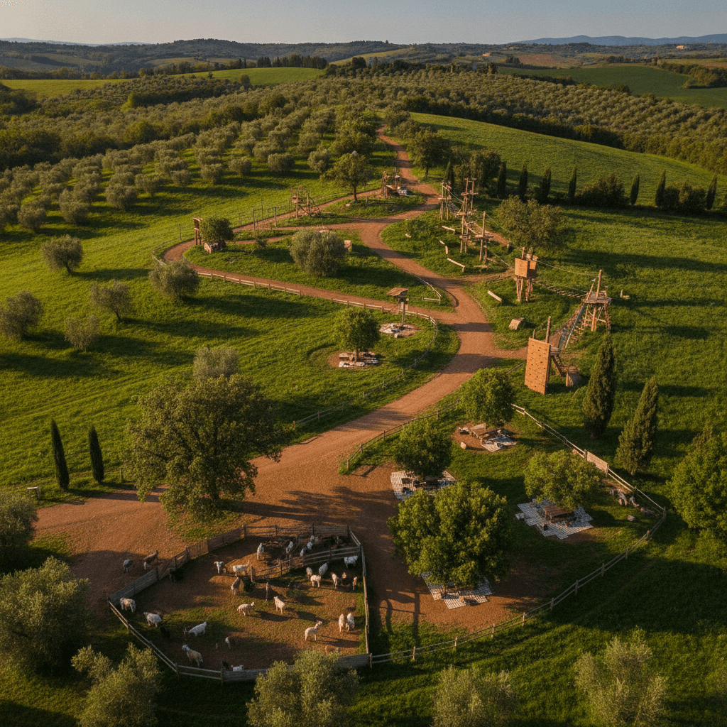 Vista aerea del parco
